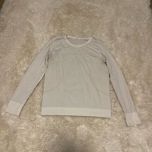 White Swiftly Relaxed-Fit Long Sleeve Shirt